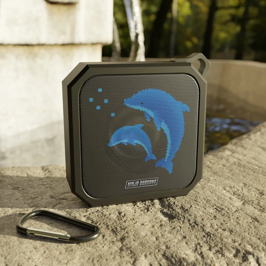 Ninja Dragons Dolphin Retro Pixel Waterproof Bluetooth Speaker