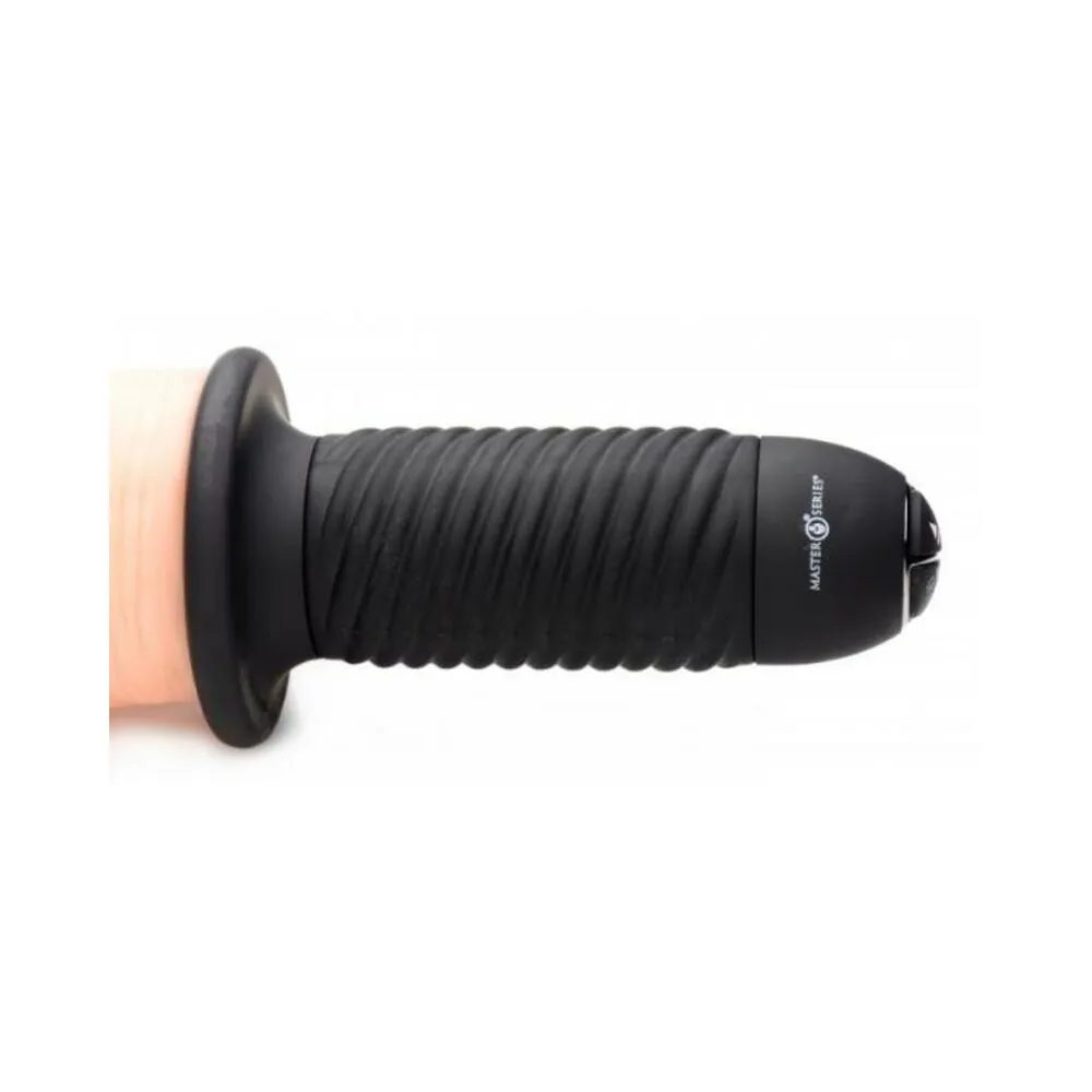 Onslaught XXL Vibrating Giant Dildo Thruster Beige