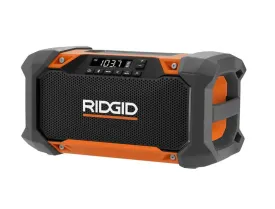 Open Box -  RIDGID 18V Hybrid Dual Speaker Jobsite Radio (Tool-Only)