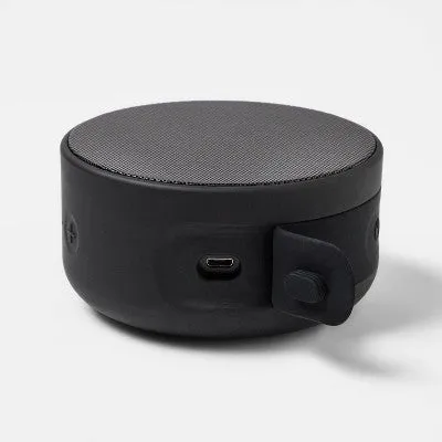 Open Box - Round Strap Bluetooth Speaker - heyday Black