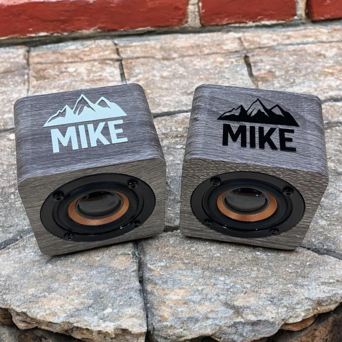 Personalized Gray Bluetooth Speaker