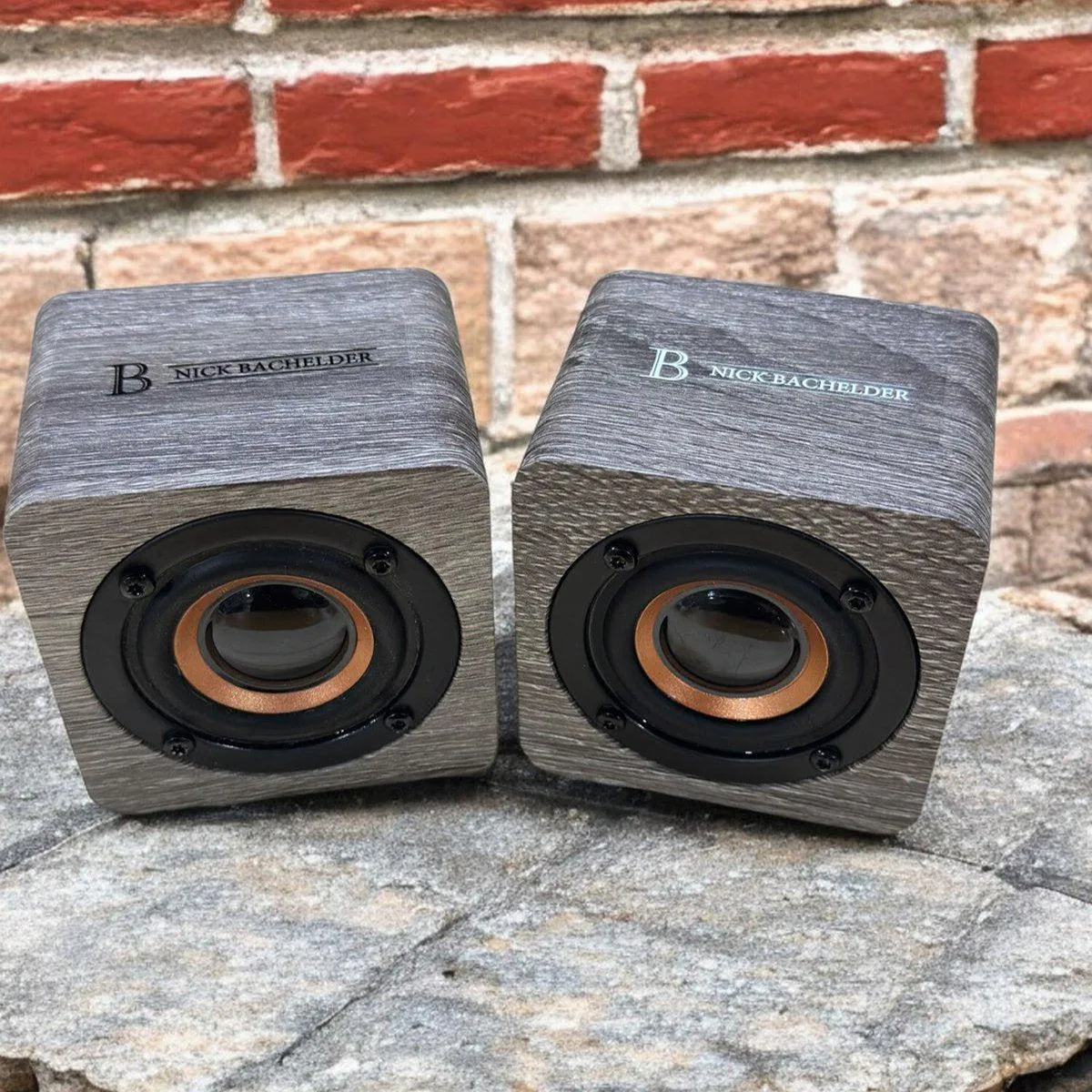 Personalized Gray Bluetooth Speaker