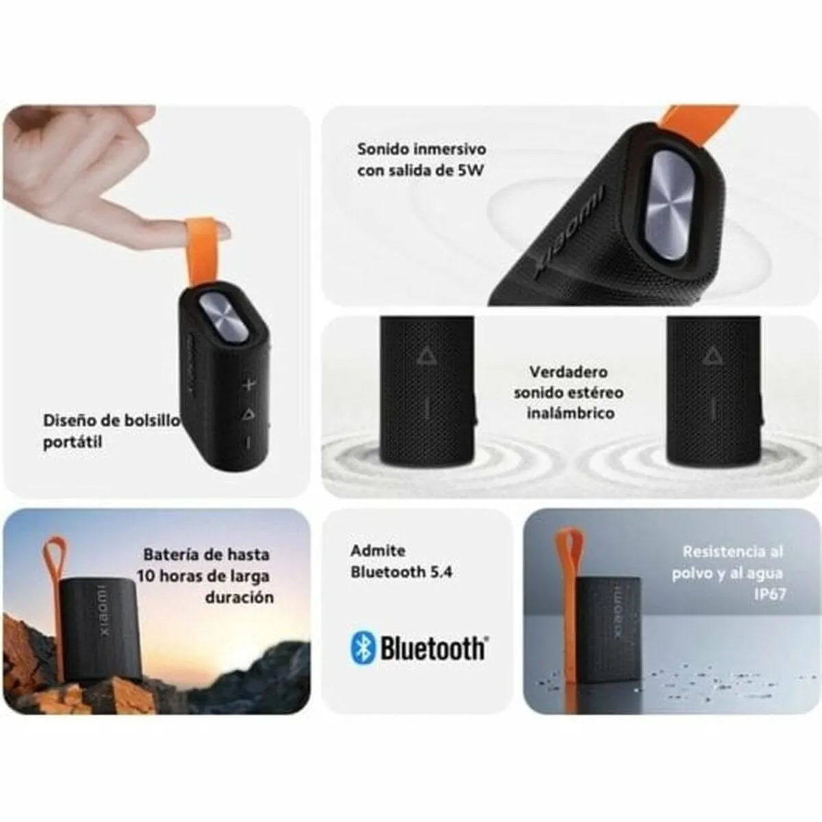 Portable Bluetooth Speakers Xiaomi Black