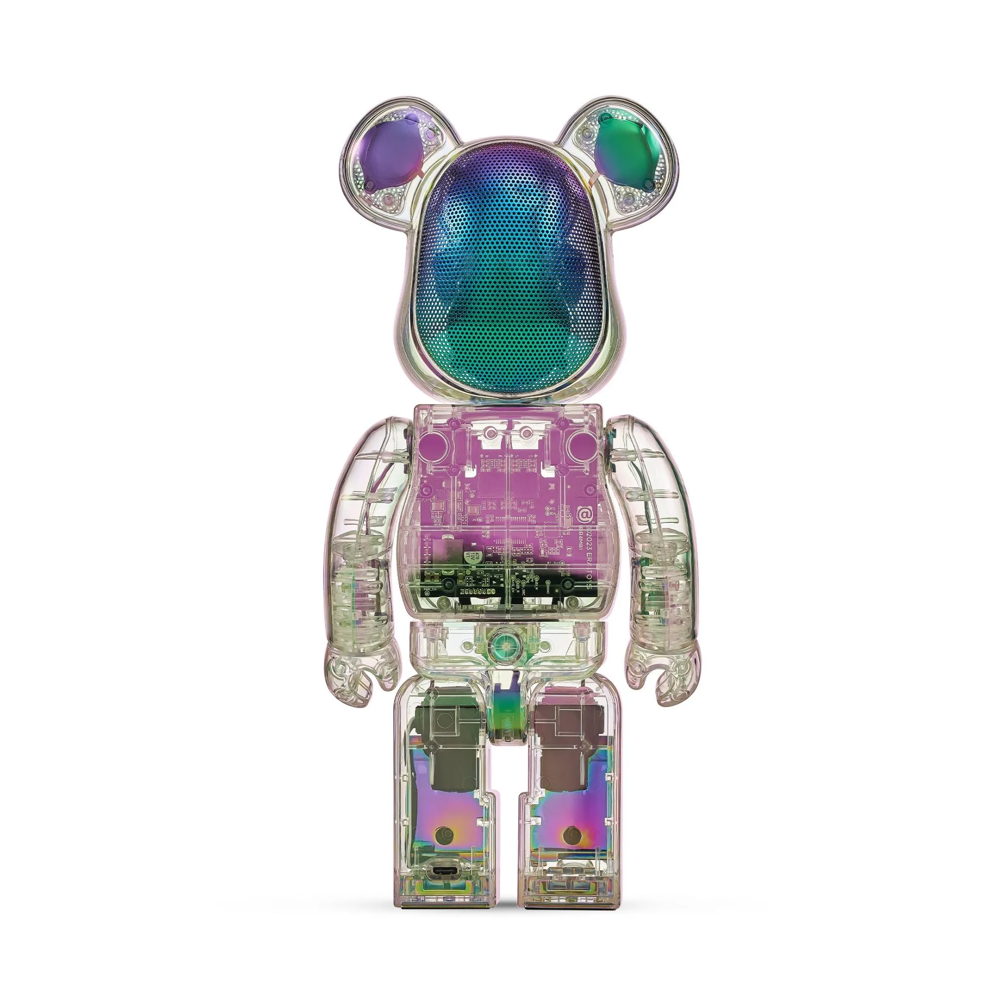 [PRE ORDER] BE@RBRICK AUDIO 400% Portable Bluetooth® Speaker Iridescent Collection Crystal Halo