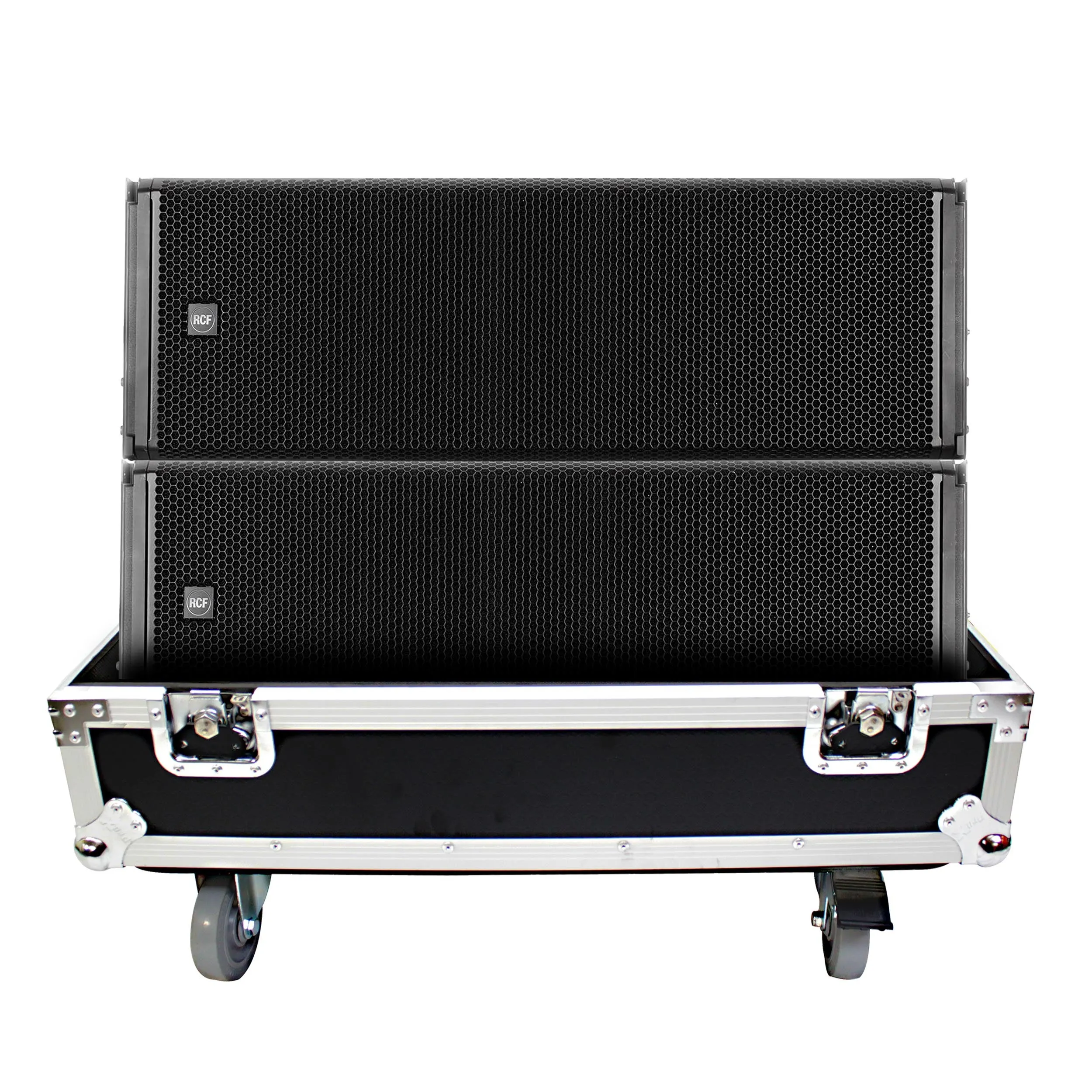 ProX X-RCF-HDL30A LAX2W  Fits RCF HDL 30-A Line Array Speaker Flight Case W/Wheels (Holds 2 Speakers)