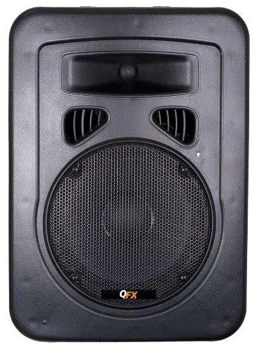 Qfx SBX1008BT RB- 8"" High Quality Clear Bluetooth Dj Speakers - Refurbished