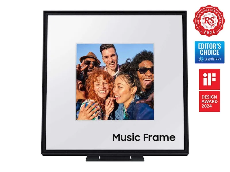 Samsung Music Frame Wireless Smart Speaker Black (2024) | HW-LS60D