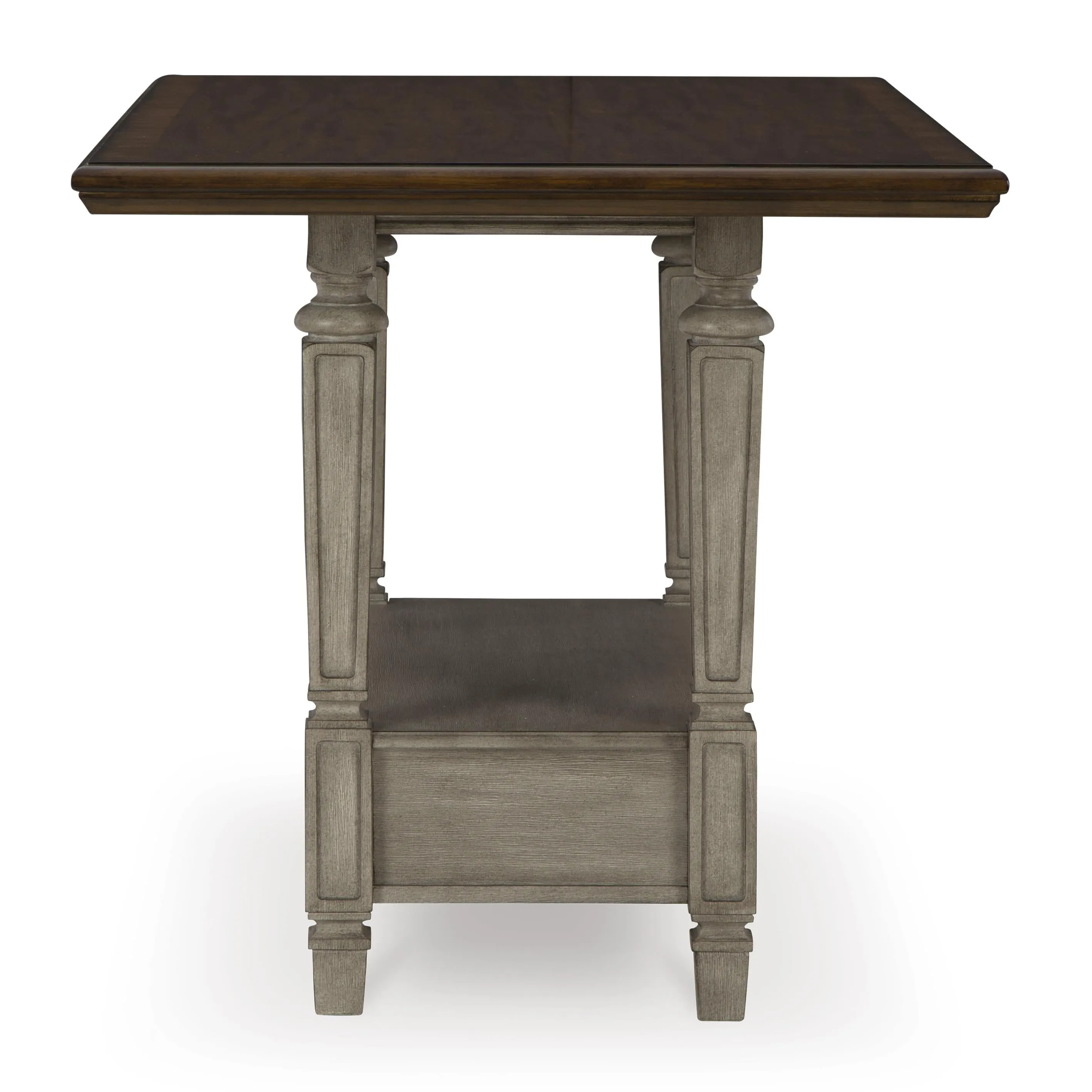 Signature Design by Ashley Lodenbay Counter Height Dining Table with Pedestal Base D751-13