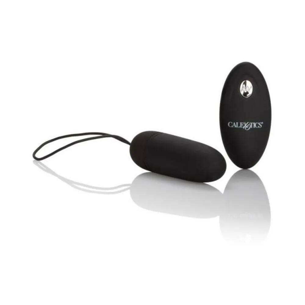 Silicone Remote Control Bullet Vibrator Black