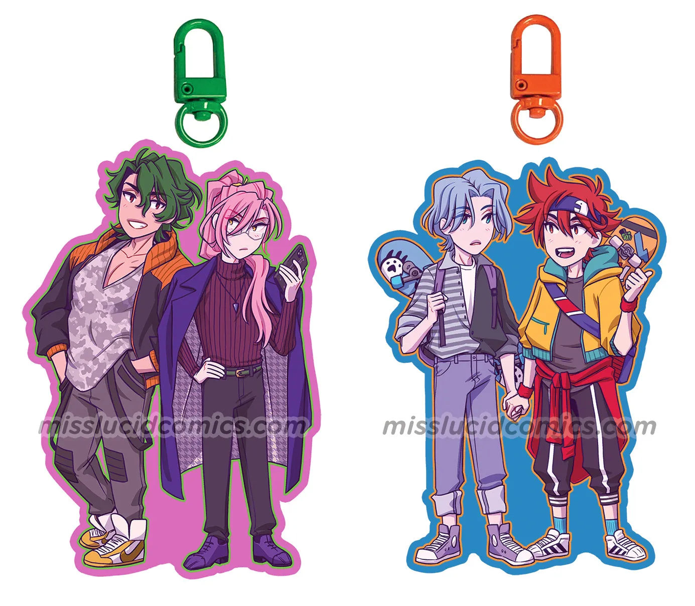 SK8 Casual Pairing Charms