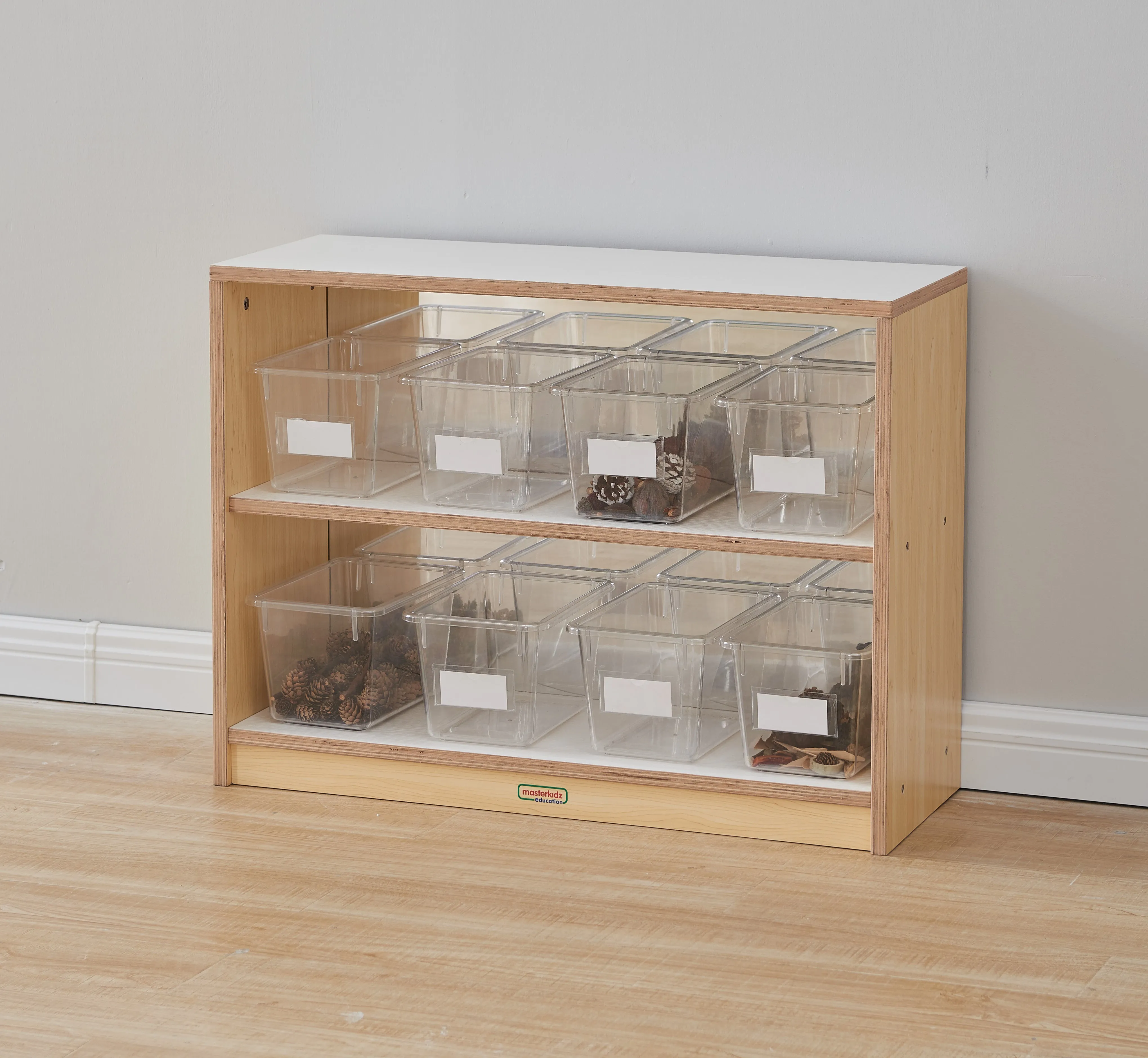 Snowdon - 620H x 800L Shelving Unit -Anti-Scratch Acrylic Mirror Back