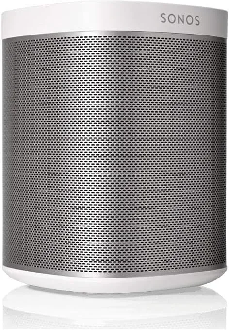 Sonos Play:1 2-Room Wireless Smart Speakers for Streaming Music - Starter Set Bundle (White), Works with Alexa