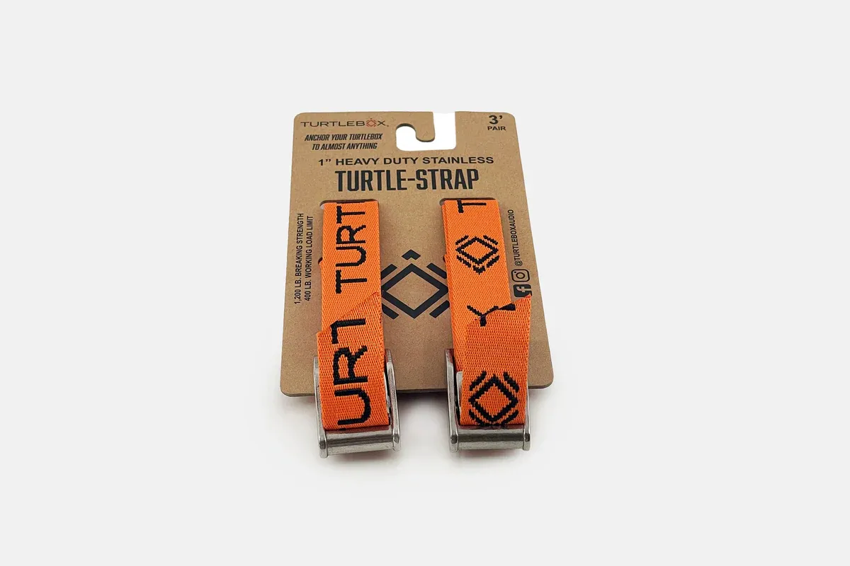 Turtlebox Speaker Tie Downs / Orange