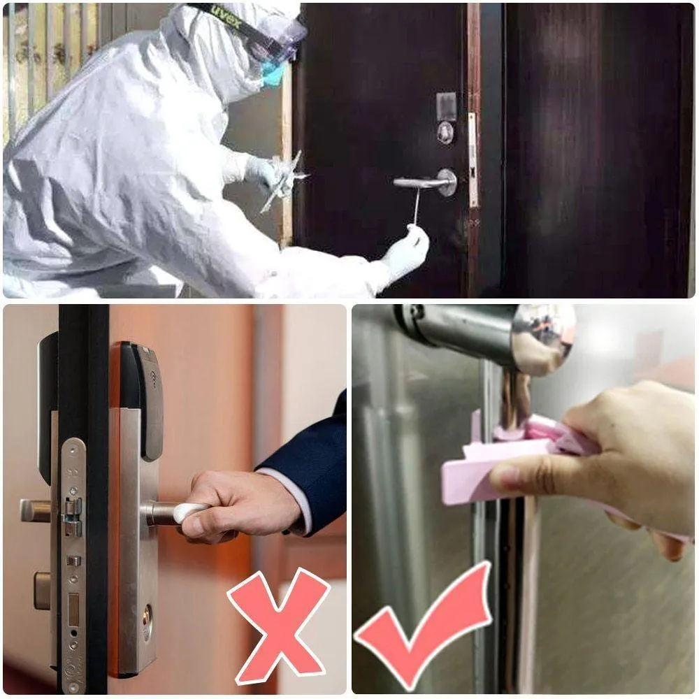 Zero Contact Tool Elevator Press Stick Reusable Popular Alcohol Disinfection Door Open Sticker Door Handle self & family Protection Equipment